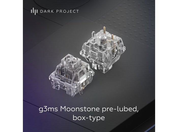Klawiatura Dark Project ALU Bushido RGB G3MS Moonstone