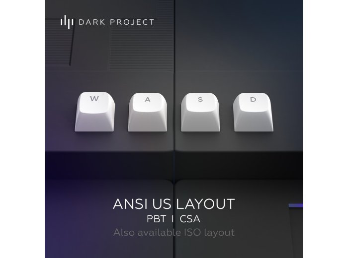 Klawiatura Dark Project ALU Bushido RGB G3MS Moonstone