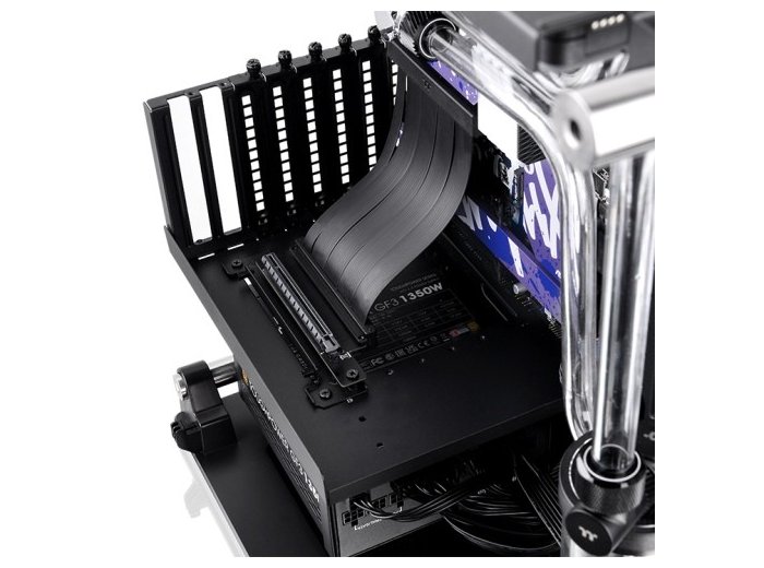 Riser taśma - TT Premium PCI-E 4.0 x16 Extender - 130mm 90°