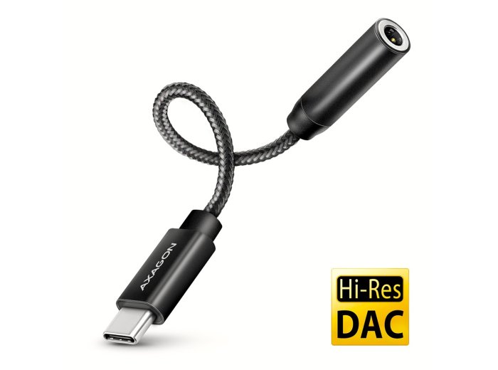 ADA-HC Zewnętrzna karta dźwiękowa USB-C 32bit DAC 3.5mm (F) złącze, 384kHz