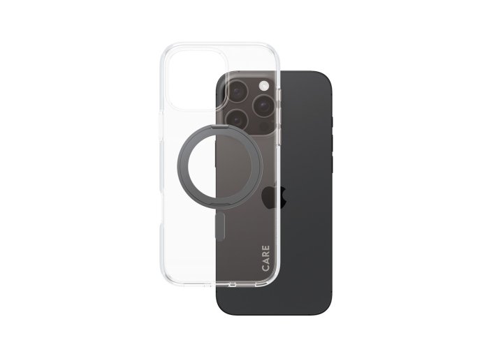 Pokrowiec na telefon komórkowy PanzerGlass CARE by PG BLK Kick/MagS iPhone16P 6.9 Przezroczysty