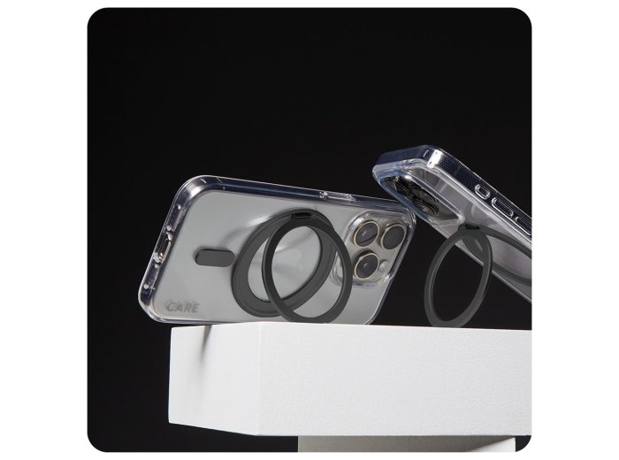 Pokrowiec na telefon komórkowy PanzerGlass CARE by PG BLK Kick/MagS iPhone16P 6.9 Przezroczysty