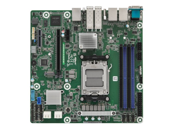 Asrock B650D4U3-2L2Q/BCM płyta główna AMD B650 Express Gniazdo AM5 micro ATX