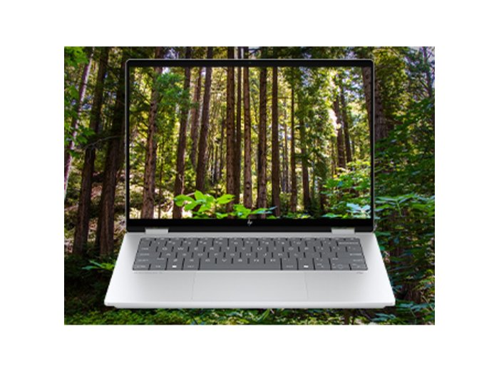 HP OmniBook 7 AI 14-fr0003nw Intel Core Ultra 5 225U Laptop 35,6 cm (14") 2K 16 GB LPDDR5-SDRAM 512 GB SSD Wi-Fi 6E (802.11ax) Windows 11 Pro AI PC Srebrny