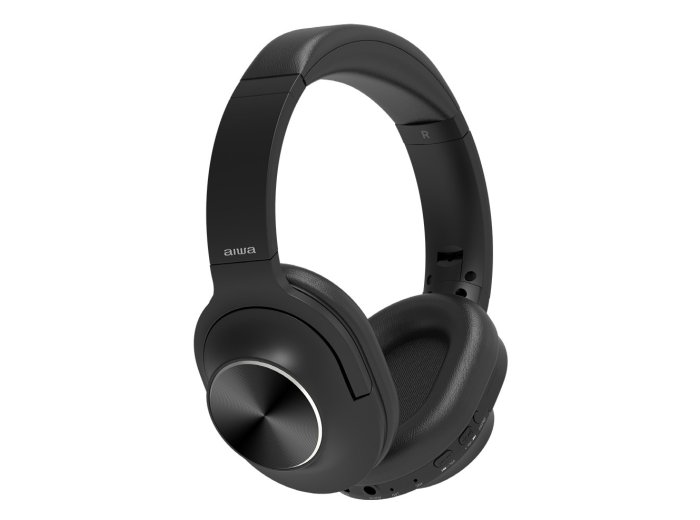 Aiwa HST-220BT słuchawki/zestaw słuchawkowy Przewodowy i Bezprzewodowy Opaska na głowę Połączenia/muzyka USB Type-C Bluetooth Czarny
