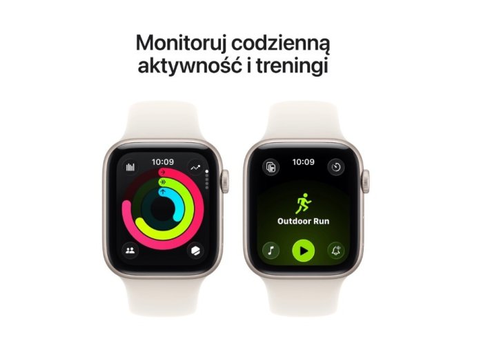 Watch SE 3 GPS+Cellular koperta 44 mm z aluminium w kolorze księżycowej poświaty, pasek sportowy w kolorze księżycowej poświaty - rozmiar S/M