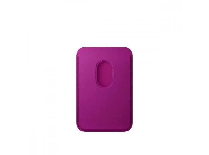 Portfel z tkaniny FineWoven z MagSafe do iPhonea - magenta