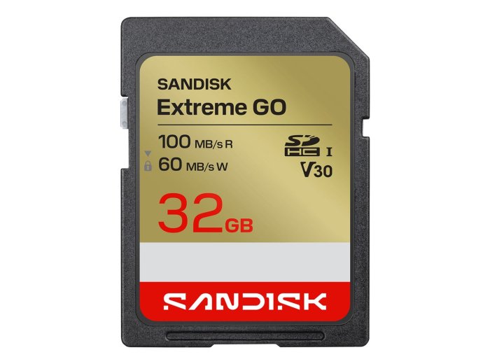 Sandisk Extreme Go SD UHS-I 32GB SD 100MB/s(R) / 60MB/s(W)