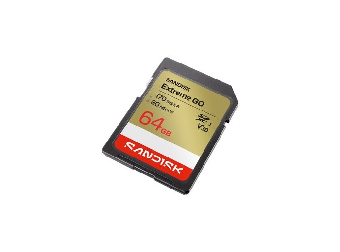 Sandisk Extreme Go SD UHS-I 64GB SD 170MB/s(R) / 80MB/s(W)