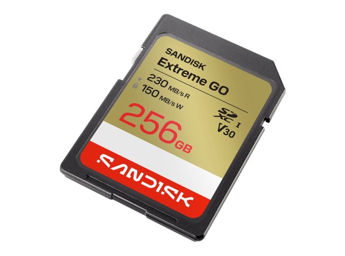 Sandisk Extreme Go SD UHS-I 256GB SD 230MB/s(R) / 150MB/s(W)