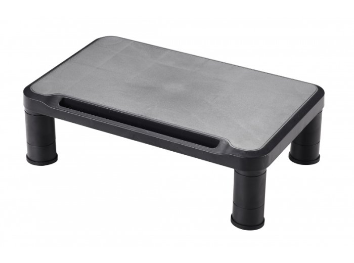 Podstawka pod monitor Q-CONNECT, 38x24cm, z regulacją wysokości, czarna