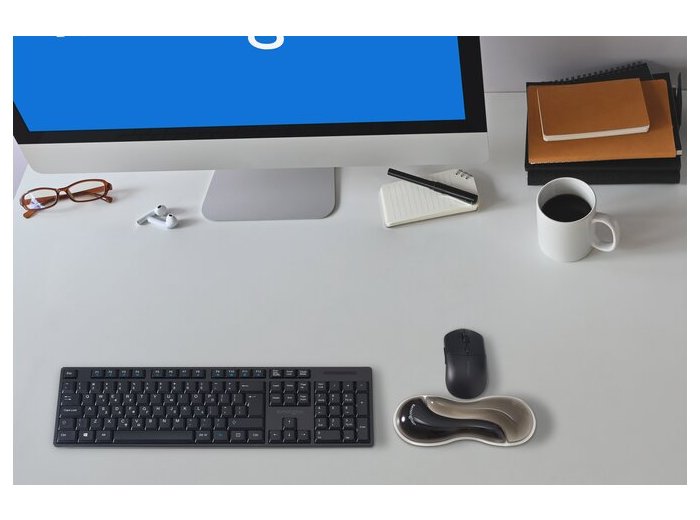 Podkładka żelowa szara Slim Duo Gel pod nadgarstek do myszy/trackballa K62438WW KENSINGTON