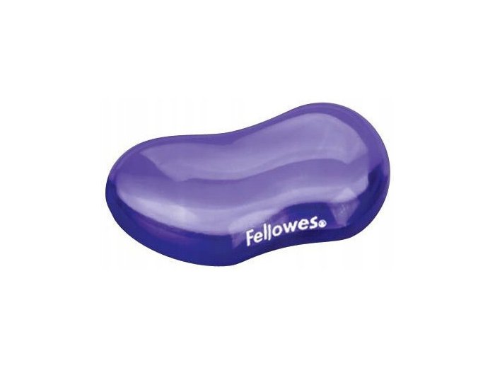 Podkładka pod nadgarstek żelowa Crystal fioletowa FELLOWES 91477-72