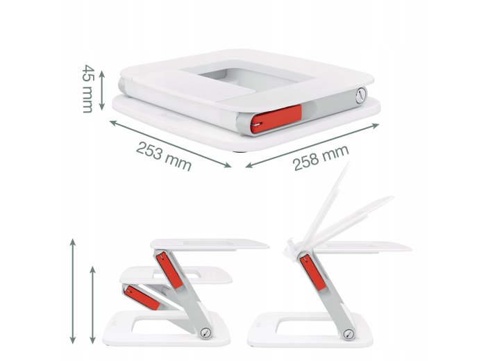 Podstawka pod laptopa Ergo biała 64240001 LEITZ
