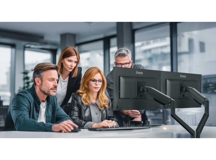 iiyama DS4002C-B1 uchwyt / stojak do monitorów 81,3 cm (32") Biurko Czarny