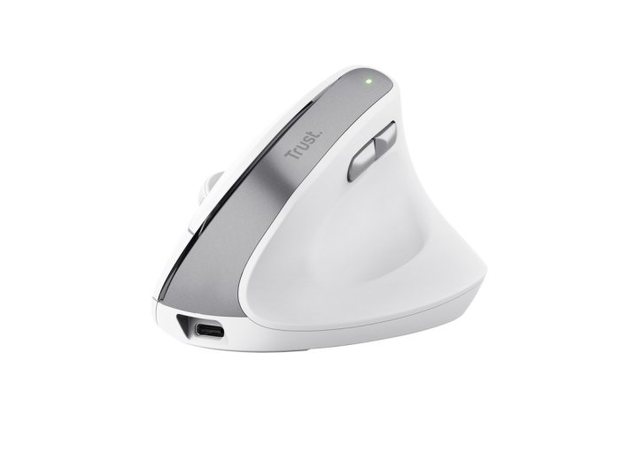 Mysz bezprzewodowa ergonomiczna Bayo II biała