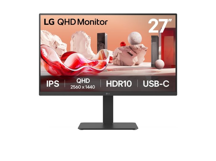 Monitor LCD 27 cali IPS model 27BA65QB-B marki LG