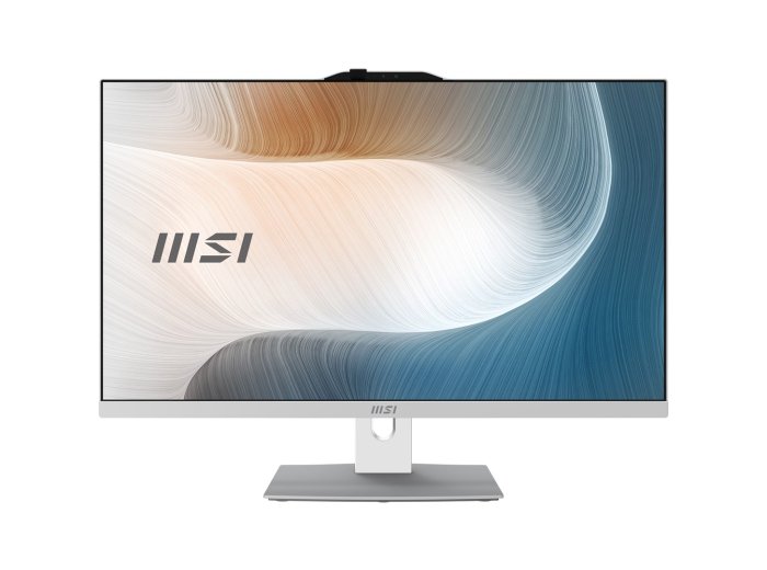 MSI Modern AM272P 1M-1426AT Intel Core 5 120U 68,6 cm (27") 1920 x 1080 px All-in-One PC 16 GB DDR5-SDRAM 512 GB SSD Windows 11 Home Wi-Fi 6E (802.11ax) Biały