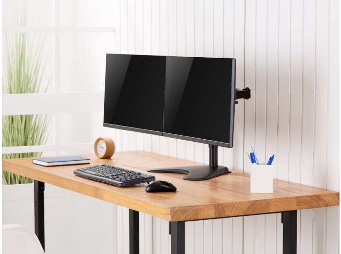 Equip 650123 uchwyt / stojak do monitorów 81,3 cm (32") Biurko Czarny
