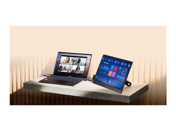 ASUS ZenScreen MB169CK monitor komputerowy 39,6 cm (15.6") 1920 x 1080 px Full HD LCD Czarny