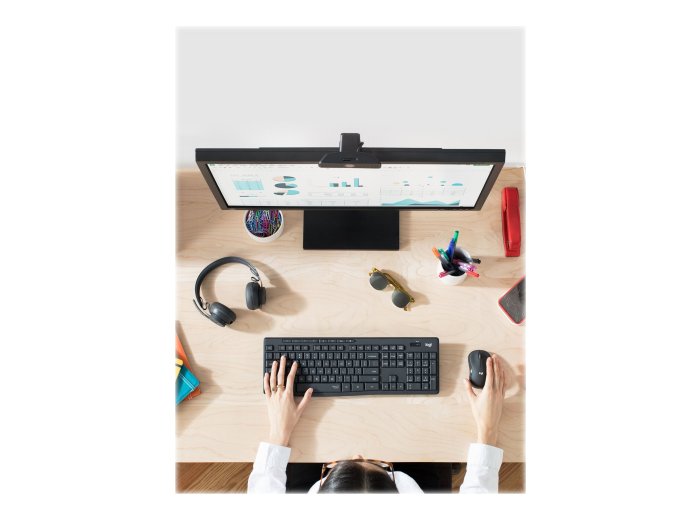 Zestaw bezprzewodowy MK295 SILENT WIRELESS COMBO/GRAPHITE - CZE-SKY - INTNL