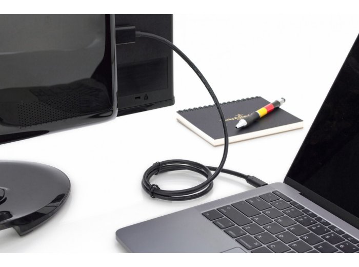 Kabel USB Type-C/HDMI M/M USB 3.1 Gen.2 SuperSpeed+ 4K/60Hz 18Gbps 5m czarny