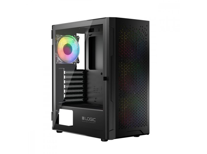 Obudowa Komputerowa LOGIC ARAMIS ARGB MIDI USB 3.0 Czarna