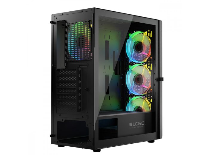 Obudowa Komputerowa LOGIC ARAMIS ARGB MIDI USB 3.0 Czarna