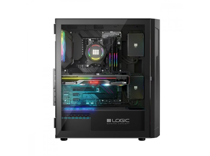 Obudowa Komputerowa LOGIC ARAMIS ARGB MIDI USB 3.0 Czarna