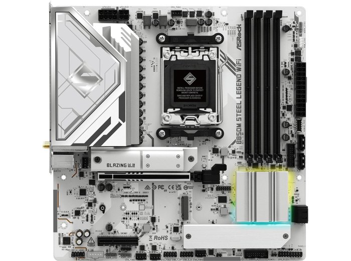 Płyta główna B850M STEEL LEGEND WIFI AM5 4DDR5 HDMI/DP mATX