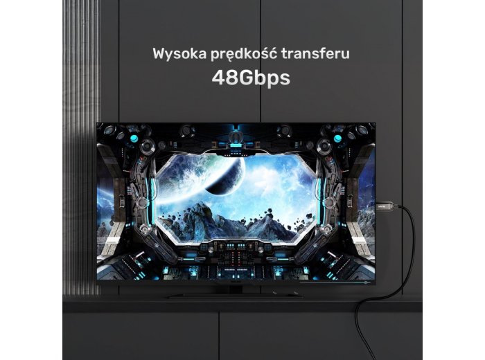 Kabel optyczny HDMI 2.1 AOC 8K 120Hz 10m; C11085GY01-10M