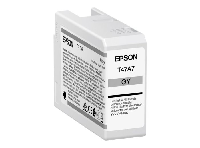 Epson T47A7 nabój z tuszem 1 szt. Oryginalny Standardowa wydajność Szary