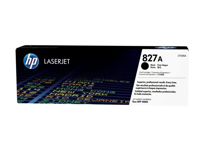 HP 827A Black LaserJet Toner Cartridge CF300A