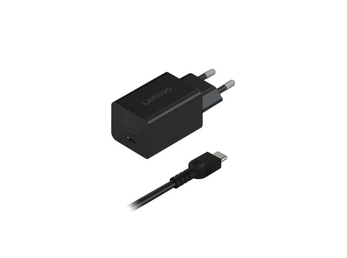 Lenovo GaN Nano 65W Uniwersalne Czarny Prąd przemienny Wewnętrzna