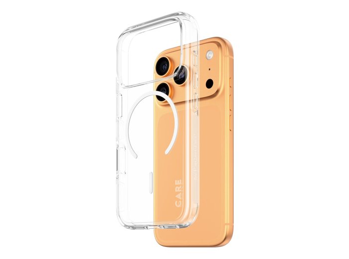PanzerGlass CARE™ by ® Urban Explorer Case Transparent w. White MagSafe iPhone 17 Pro pokrowiec na telefon komórkowy Przezroczysty