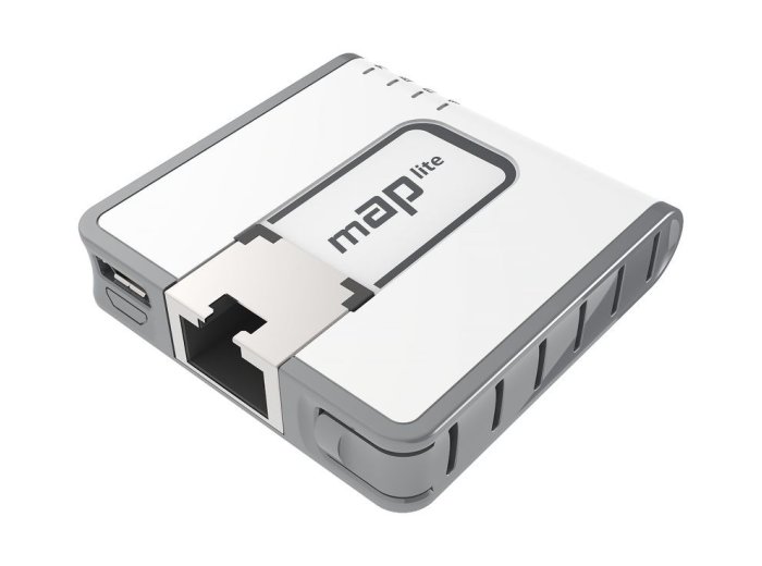 Router Mikrotik mAP lite w kolorze białym z obsługą PoE