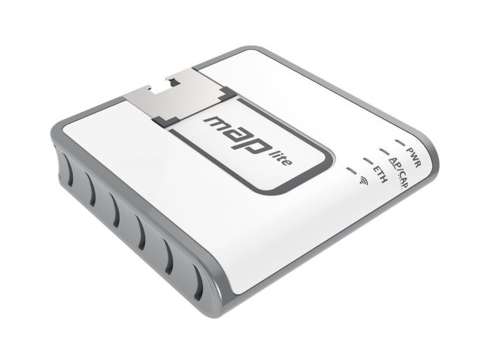 Router Mikrotik mAP lite w kolorze białym z obsługą PoE