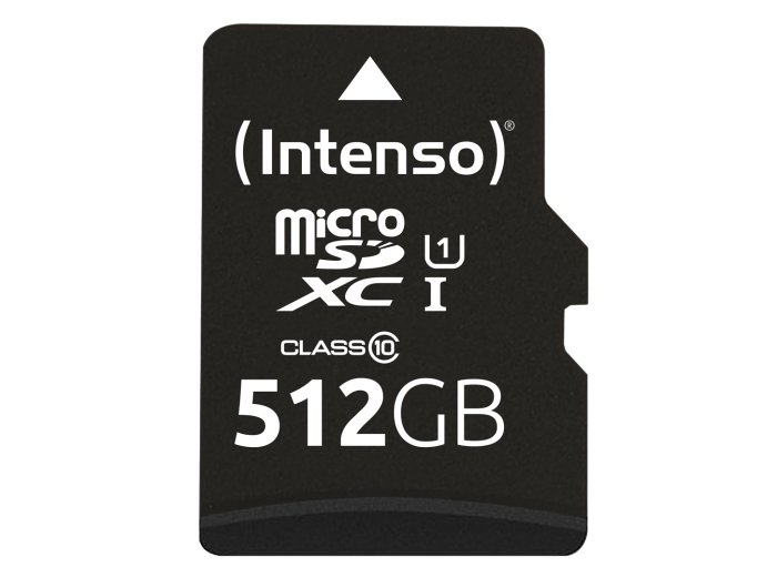 Intenso microSD 512GB UHS-I Perf CL10| Performance Klasa 10