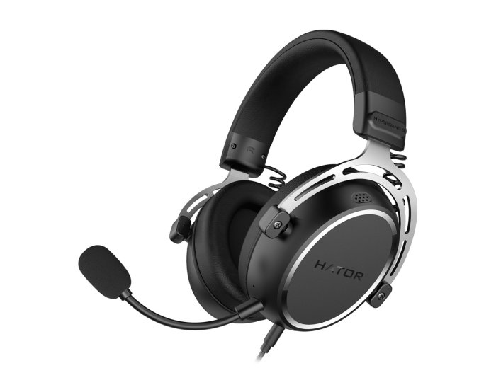 HATOR HYPERGANG 3 Hi-Res Zestaw słuchawkowy Przewodowa Opaska na głowę Gaming Czarny