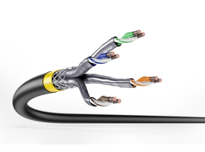 Digitus DK-1743-A-VH-05-OD kabel sieciowy Czarny 50 m Cat7a S/FTP (S-STP)