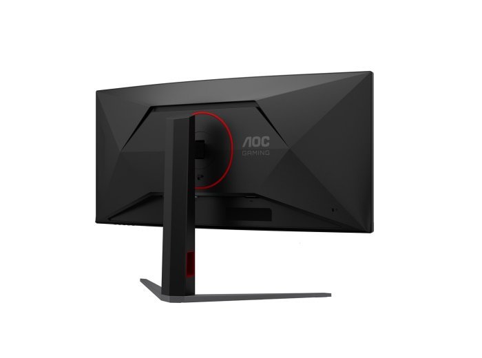 AOC G4 CU34G4ZCA monitor komputerowy 86,4 cm (34") 3440 x 1440 px Wide Quad HD Czarny, Czerwony