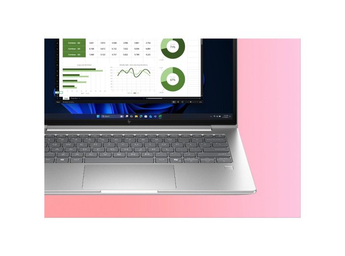 HP EliteBook 6 G1i AI PC Intel Core Ultra 5 225H Laptop 35,6 cm (14") WUXGA 16 GB DDR5-SDRAM 512 GB SSD Wi-Fi 6E (802.11ax) Windows 11 Pro Srebrny
