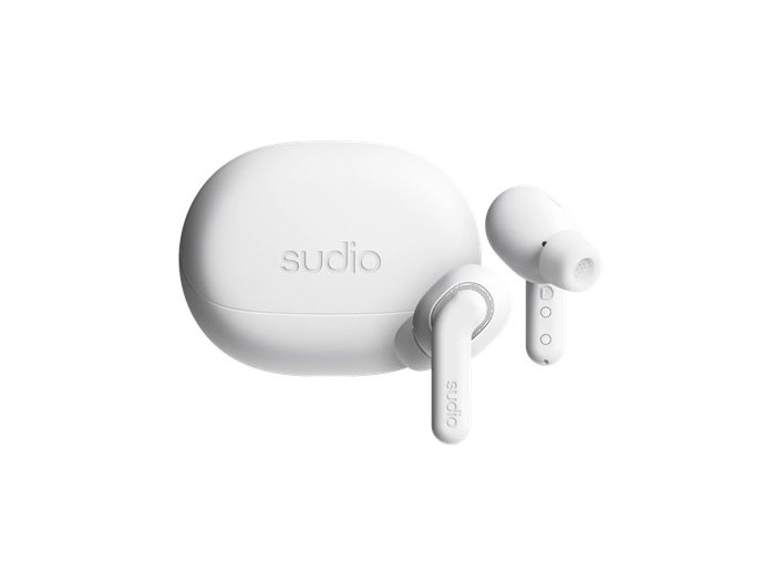 Sudio Earbuds | E4 Pro | Bluetooth | In-ear | Microphone | Cloud White | Noise canceling | Noise reduction