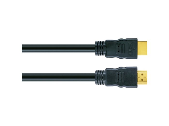 Schwaiger HDM150 013 kabel HDMI 15 m HDMI Typu A (Standard) Czarny, Złoto