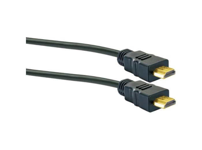 Schwaiger HDM150 013 kabel HDMI 15 m HDMI Typu A (Standard) Czarny, Złoto