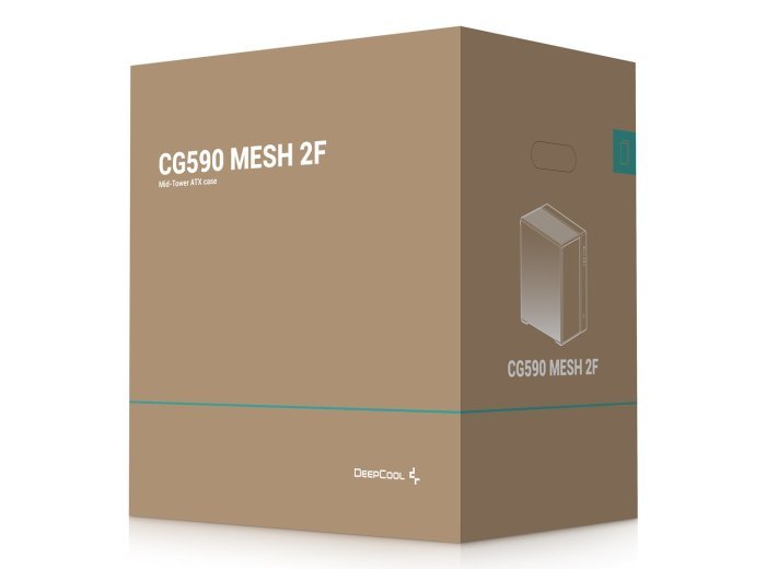 DeepCool CG590 MESH 2F Midi Tower Czarny