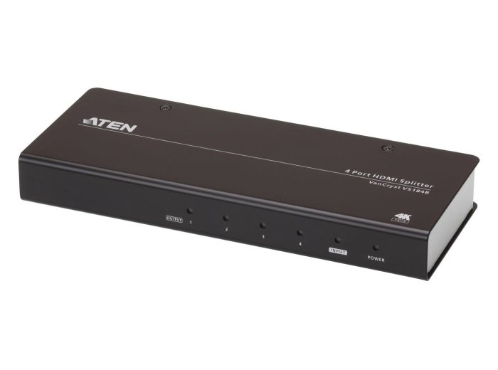 ATEN VS184B-AT-G rozgałęziacz telewizyjny HDMI 4x HDMI