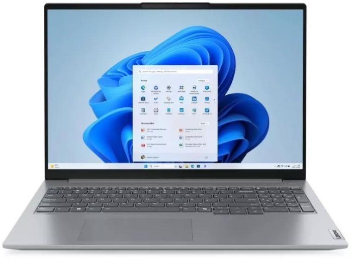 Lenovo ThinkBook 16 G7 ARP AMD Ryzen™ 5 7535HS Laptop 40,6 cm (16") WUXGA 16 GB DDR5-SDRAM 512 GB SSD Wi-Fi 6E (802.11ax) Windows 11 Pro Szary
