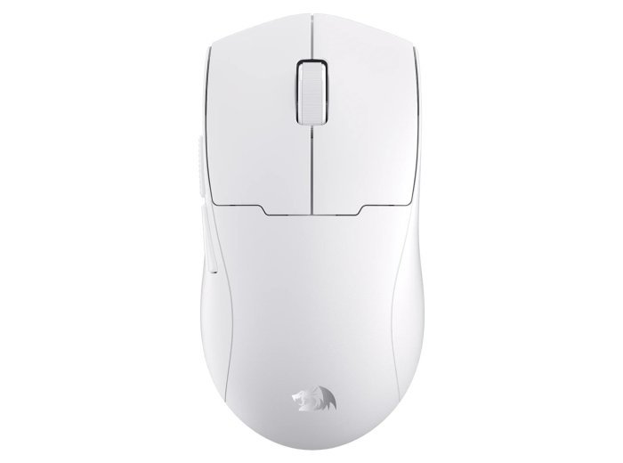 REDRAGON M918W & K1NG PRO MAX & Biały myszka RF Wireless + Bluetooth + USB Type-C