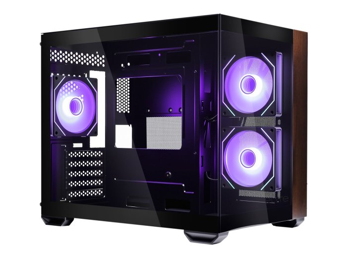 Cooler Master Elite 481 Wood Mini Tower Czarny